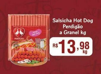 Redeconomia Salsicha Hot Dog Perdigao a granel 1kg oferta