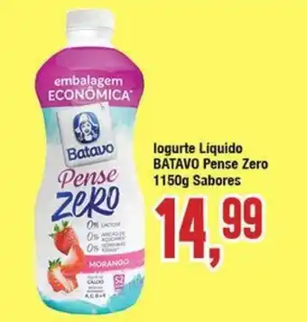 Iogurte Liquido Batavo Pense Zero 1150g sabores