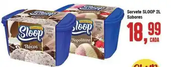 Sorvete Sloop 2L Sabores