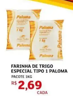 Assaí Atacadista Farinha de trigo especial tipo 1 paloma oferta