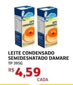 Assaí Atacadista Leite condensado semidesnatado damare oferta