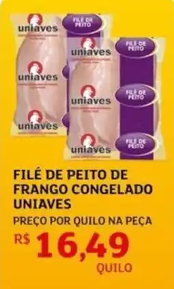 Assaí Atacadista Filé de peito de frango congelado uniaves oferta