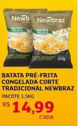 Assaí Atacadista Batata pré-frita congelada corte tradicional newbraz pacote oferta