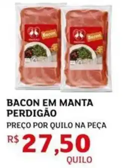 Assaí Atacadista Bacon em manta perdigão oferta