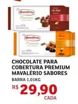 Assaí Atacadista Chocolate para cobertura premium mavalério sabores oferta