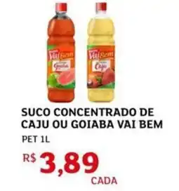 Assaí Atacadista Suco concentrado de caju ou goiaba vai bem oferta