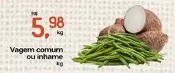 Cometa Supermercados Vagem comum ou inhame oferta