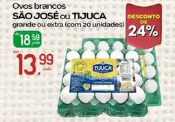 Cometa Supermercados Ovos brancos SÃO JOSÉ ou TIJUCA oferta