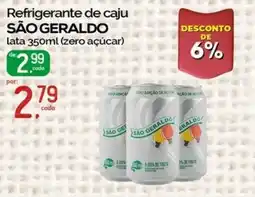 Cometa Supermercados Refrigerante de caju SÃO GERALDO lata oferta