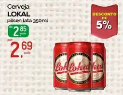 Cometa Supermercados Cerveja LOKAL pilsen lata oferta
