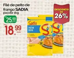 Cometa Supermercados Filé de peito de frango SADIA pacote oferta