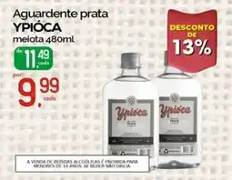 Cometa Supermercados Aguardente prata YPIÓCA meiota oferta