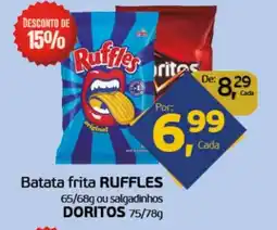 Cometa Supermercados Batata frita RUFFLES ou salgadinhos DORITOS oferta