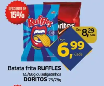 Cometa Supermercados Batata frita RUFFLES ou salgadinhos DORITOS oferta