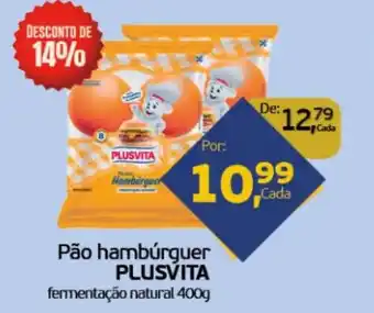 Cometa Supermercados Pão hambúrguer PLUSVITA oferta