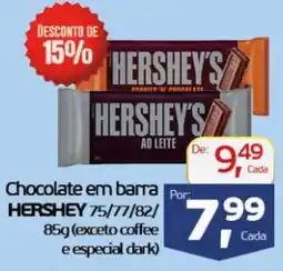 Cometa Supermercados Chocolate em barra HERSHEY oferta