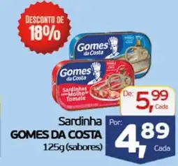 Cometa Supermercados Sardinha GOMES DA COSTA (sabores) oferta