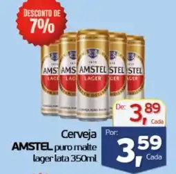 Cometa Supermercados Cerveja AMSTEL puro malte lager lata oferta