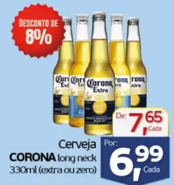 Cometa Supermercados Cerveja CORONA long neck oferta