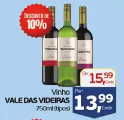 Cometa Supermercados Vinho VALE DAS VIDEIRAS oferta