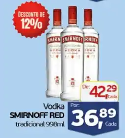 Cometa Supermercados Vodka SMIRNOFF RED tradicional oferta