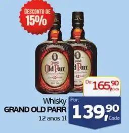 Cometa Supermercados Whisky GRAND OLD PARR 12 anos oferta