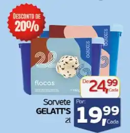 Cometa Supermercados Sorvete GELATT'S oferta