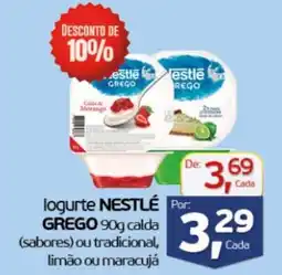 Cometa Supermercados logurte NESTLÉ GREGO calda oferta
