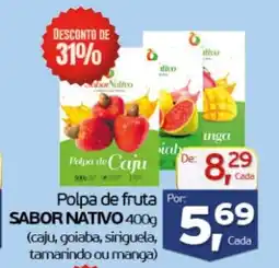 Cometa Supermercados Polpa de fruta SABOR NATIVO oferta