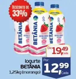 Cometa Supermercados logurte BETÂNIA oferta