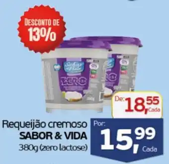 Cometa Supermercados Requeijão cremoso SABOR & VIDA oferta
