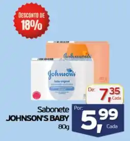 Cometa Supermercados Sabonete JOHNSON'S BABY oferta