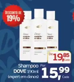 Cometa Supermercados Shampoo DOVE (expert em danos) oferta