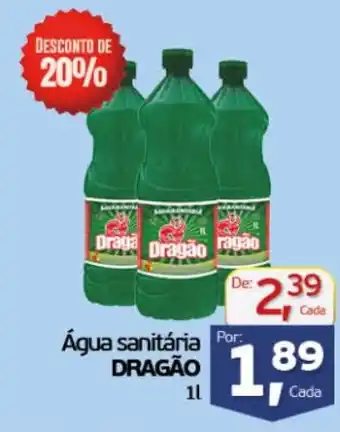Cometa Supermercados Água sanitária DRAGÃO oferta