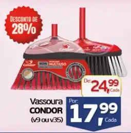 Cometa Supermercados Vassoura Por: CONDOR (v9 ou v35) oferta