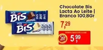 Federzoni Supermercados Chocolate Bis Lacta Ao Leite | Branco oferta