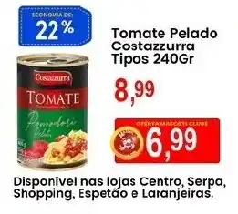 Federzoni Supermercados Tomate Pelado Costazzurra Tipos oferta