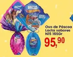 Federzoni Supermercados Ovo de Páscoa Lacta sabores N15 oferta