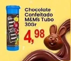 Federzoni Supermercados Chocolate Confeitado M&M's Tubo oferta