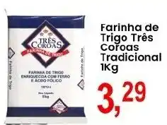 Federzoni Supermercados Farinha de Trigo Três Coroas Tradicional oferta