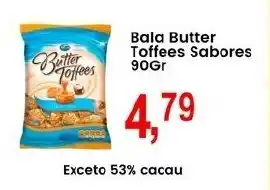 Federzoni Supermercados Bala Butter Toffees Sabores oferta