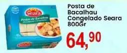 Federzoni Supermercados Posta de Bacalhau Congelado Seara oferta