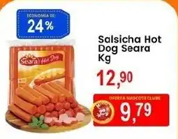 Federzoni Supermercados Salsicha Hot Dog Seara oferta