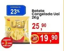 Federzoni Supermercados Batata Congelada Uai oferta