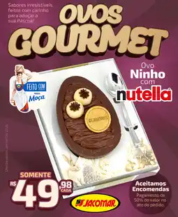 Supermercado Jacomar Ovo Ninho com nutella oferta