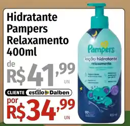 Supermercado Dalben Hidratante Pampers Relaxamento oferta