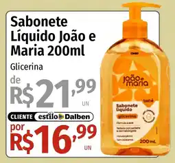 Supermercado Dalben Sabonete Líquido João e Maria oferta