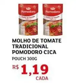 Assaí Atacadista Molho de tomate tradicional pomodoro cica pouch oferta