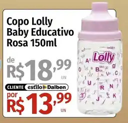 Supermercado Dalben Copo Lolly Baby Educativo Rosa oferta