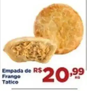 Tatico Empada de Frango Tatico 1kg oferta